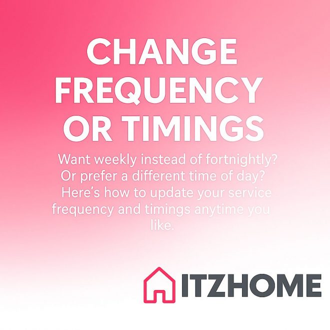 Change Frequency or Timings